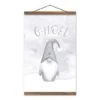 Gnoel Gnome 12x18 Teak Hanging Canvas