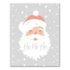 Ho Ho Ho Santa 11x14 Canvas Wall Art