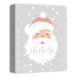 Ho Ho Ho Santa 11x14 Canvas Wall Art -Michaels Store D518651S 2