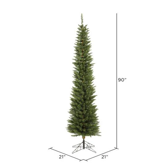 7.5ft. Unlit Durham Pole Pine Artificial Christmas Tree 4 7.5ft. Unlit Durham Pole Pine Artificial Christmas Tree - Image 4