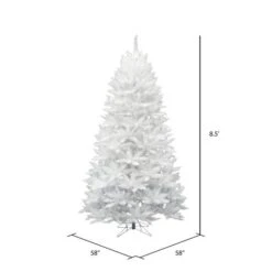 8.5ft. Unlit Sparkle White Spruce Artificial Christmas Tree -Michaels Store D522213S 4