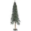 8ft. Unlit Natural Bark Alpine Artificial Christmas Tree