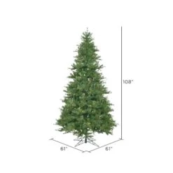9ft. Unlit Mixed Country Pine Slim Artificial Christmas Tree 9 9ft. Unlit Mixed Country Pine Slim Artificial Christmas Tree -Michaels Store D522446S 4