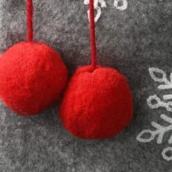 18" Gray Christmas Stocking With Snowflakes -Michaels Store D531296S 3