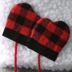 18" Gray Christmas Stocking With Snowflakes -Michaels Store D531296S 4