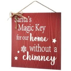 10" Santa’s Key Door Sign -Michaels Store D531299S