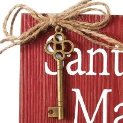 10" Santa’s Key Door Sign -Michaels Store D531299S 3
