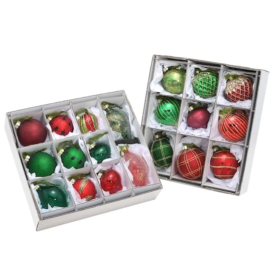 20ct. Rural Homestead Collection Glass Ornaments 2 20ct. Rural Homestead Collection Glass Ornaments - Image 2
