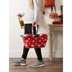 DII® Snowflake Market Tote -Michaels Store D539847S 6
