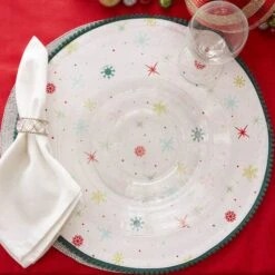 DII® Be Merry & Bright Embellished Placemats, 6ct. -Michaels Store D540022S 7