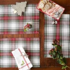 DII® Christmas Plaid Placemats, 6ct. 22 DII® Christmas Plaid Placemats, 6ct. -Michaels Store D540025S 10