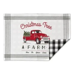 DII® Tree Farm Truck Printed Placemats, 6ct. 22 DII® Tree Farm Truck Printed Placemats, 6ct. -Michaels Store D540028S 2