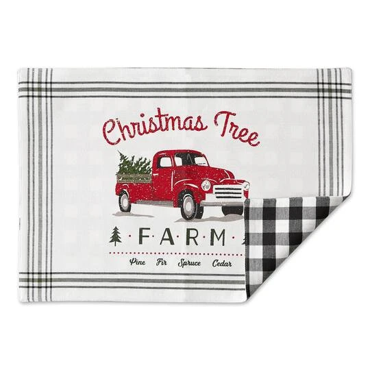 DII® Tree Farm Truck Printed Placemats, 6ct. 11 DII® Tree Farm Truck Printed Placemats, 6ct. - Image 11