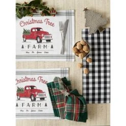 DII® Tree Farm Truck Printed Placemats, 6ct. 20 DII® Tree Farm Truck Printed Placemats, 6ct. -Michaels Store D540028S 8