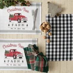 DII® Tree Farm Truck Printed Placemats, 6ct. 21 DII® Tree Farm Truck Printed Placemats, 6ct. -Michaels Store D540028S 9