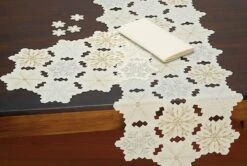 DII® Embroidered Snowflake Placemats, 4ct. -Michaels Store D540029S 3