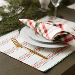 DII® Joyful Snowflakes Jacquard Placemats, 4ct. 12 DII® Joyful Snowflakes Jacquard Placemats, 4ct. -Michaels Store D540031S 3