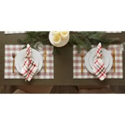 DII® Embellished Jolly Tree Placemats, 4ct. -Michaels Store D540032S 8