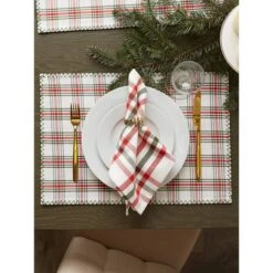 DII® Embellished Jolly Tree Placemats, 4ct. -Michaels Store D540032S 9
