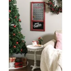 DII® Chalkboard & Galvanized Tin Days 'Til Christmas Advent Calendar -Michaels Store D540034S 4
