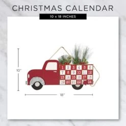 DII® Christmas Tree Truck Advent Calendar -Michaels Store D540035S 3