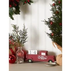 DII® Christmas Tree Truck Tabletop Block Calendar -Michaels Store D540036S 6