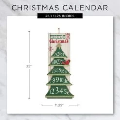 DII® Countdown To Christmas Tree Advent Calendar -Michaels Store D540037S 4