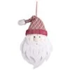 DII® Hanging Foam Santa With Plaid Hat