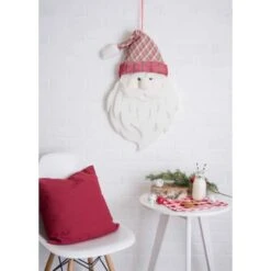 DII® Hanging Foam Santa With Plaid Hat 7 DII® Hanging Foam Santa With Plaid Hat -Michaels Store D540049S 2