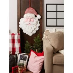 DII® Hanging Foam Santa With Red Hat -Michaels Store D540050S 4