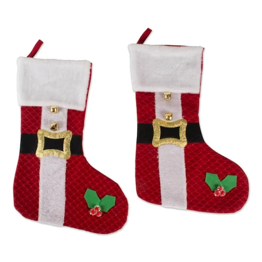 DII® Santa's Holiday Stocking Set 2 DII® Santa's Holiday Stocking Set - Image 2
