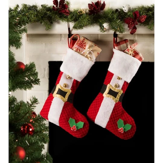 DII® Santa's Holiday Stocking Set 3 DII® Santa's Holiday Stocking Set - Image 3