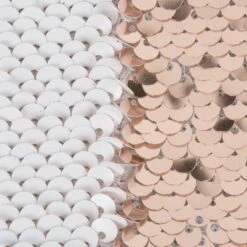 DII® Champagne Sequin Linen Holiday Stocking Set -Michaels Store D540058S 4