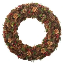 DIIĀ® Berry Pinecone Holiday Wreath