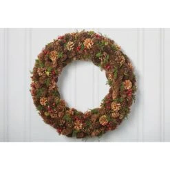 DII® Berry Pinecone Holiday Wreath -Michaels Store D540073S 3