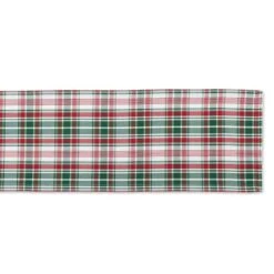 DII® 108" Yuletide Plaid Table Runner -Michaels Store D540089S 2