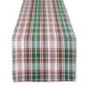DII® 72" Yuletide Plaid Table Runner
