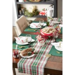 DII® 72" Yuletide Plaid Table Runner -Michaels Store D540090S 8