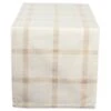 DII® 72" Gold Lurex Plaid Table Runner