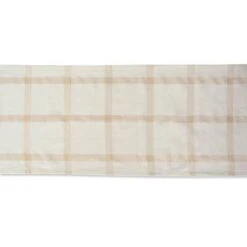 DII® 72" Gold Lurex Plaid Table Runner 9 DII® 72" Gold Lurex Plaid Table Runner -Michaels Store D540091S 3