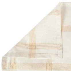 DII® 72" Gold Lurex Plaid Table Runner 11 DII® 72" Gold Lurex Plaid Table Runner -Michaels Store D540091S 5