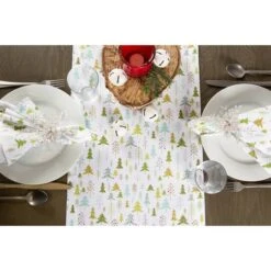 DII® 72" Holiday Woods Printed Table Runner 14 DII® 72" Holiday Woods Printed Table Runner -Michaels Store D540095S 7