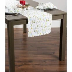 DII® 108" Holiday Woods Printed Table Runner 15 DII® 108" Holiday Woods Printed Table Runner -Michaels Store D540096S 6