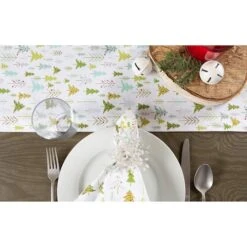 DII® 108" Holiday Woods Printed Table Runner 16 DII® 108" Holiday Woods Printed Table Runner -Michaels Store D540096S 7