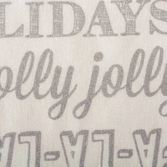 DII® 72" Silver Christmas Collage Table Runner 8 DII® 72" Silver Christmas Collage Table Runner - Image 8