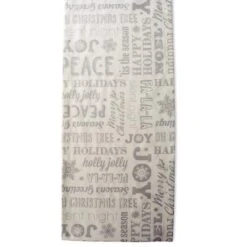 DII® 108" Silver Christmas Collage Table Runner -Michaels Store D540099S 3
