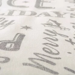 DII® 108" Silver Christmas Collage Table Runner -Michaels Store D540099S 4