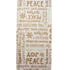 DII® 108" Gold Christmas Collage Table Runner -Michaels Store D540100S 4