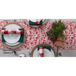 DII® 72" Christmas Woods Embellished Table Runner -Michaels Store D540103S 6