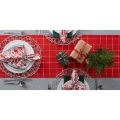 DII® 72" Christmas Woods Embellished Table Runner -Michaels Store D540103S 7